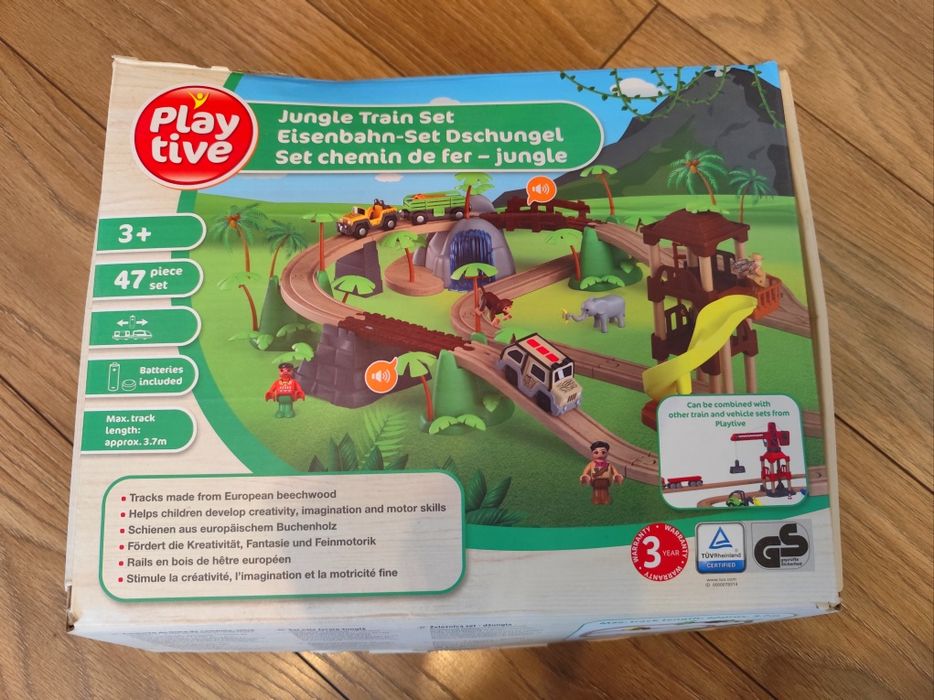 Kolejka drewniana dżungla Playtive