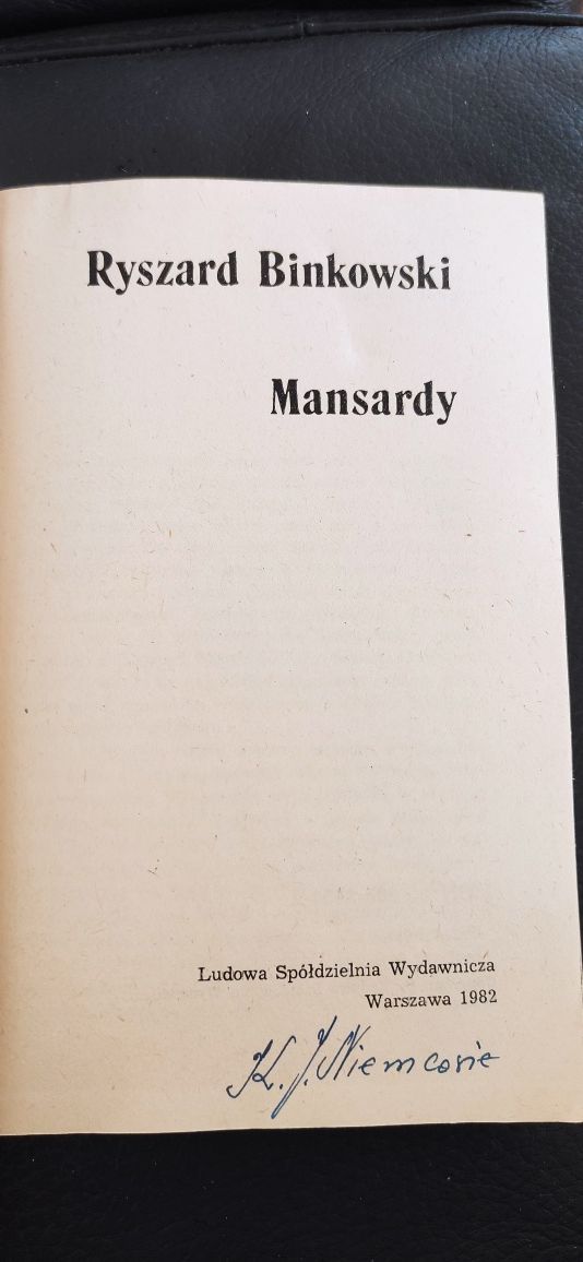 "Mansardy" Ryszard Binkowski