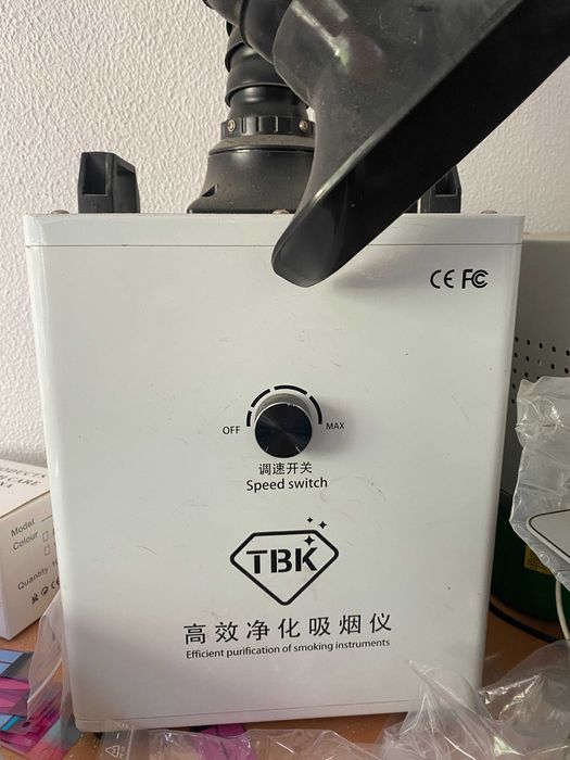 Purificador de fumo da marca TBK