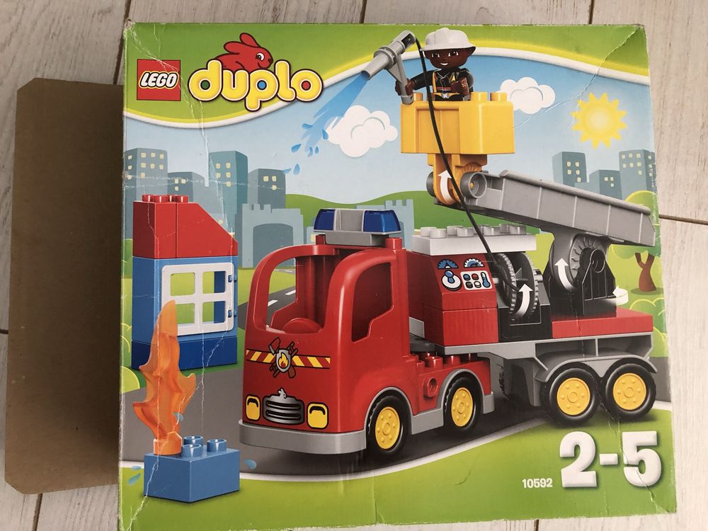 Lego duplo 10592 wóz strażacki + autko