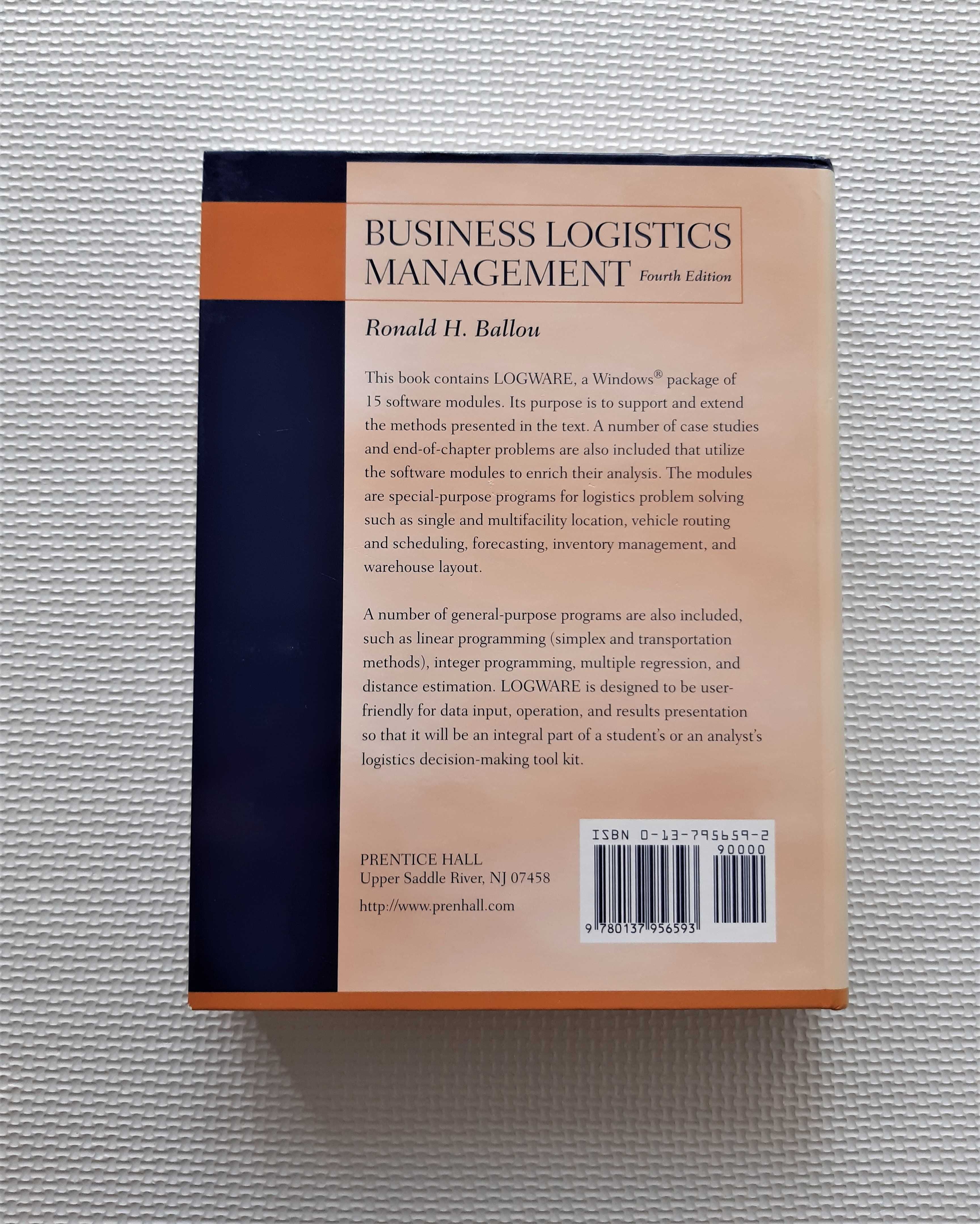 Business Logistics Management Ronald H. Ballou 4th edition