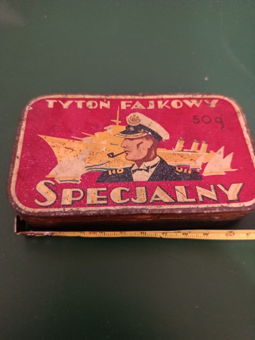 Tytoń fajkowy. Pudełko.