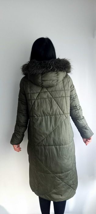 Płaszcz damski zimowy długi pikowany roz.M/L Top Secret