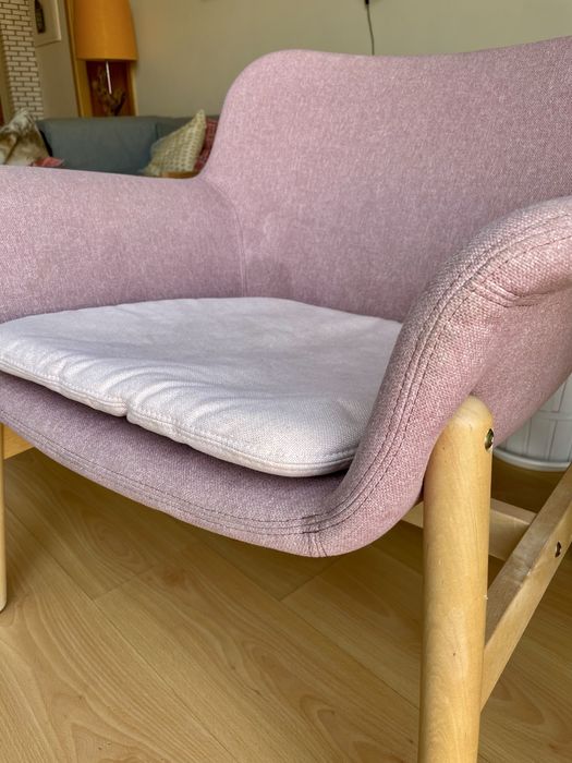 Poltrona, cadeirão - Ikea Vedbo rosa