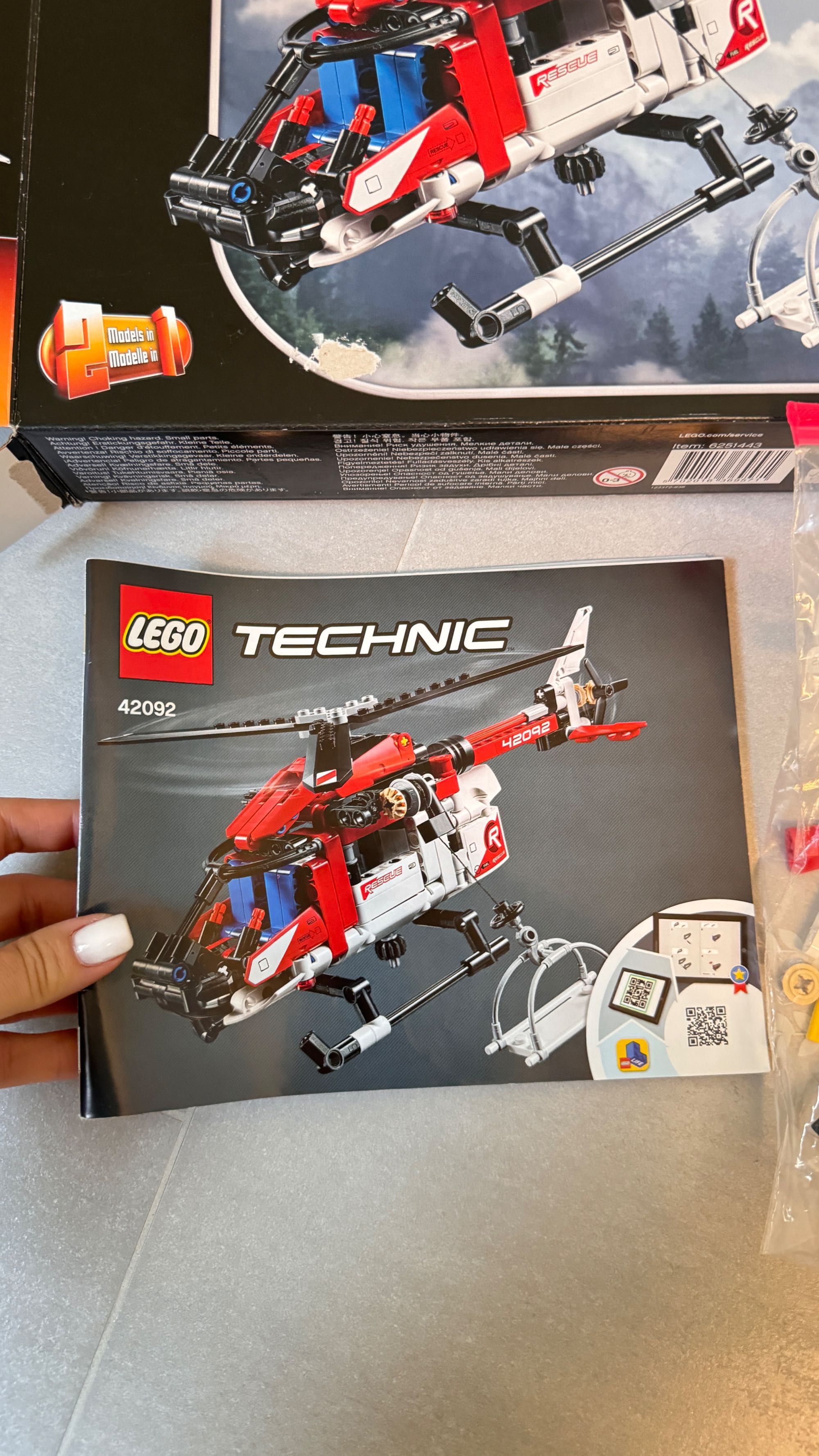 Lego Technic Rescue Helicopter 8+