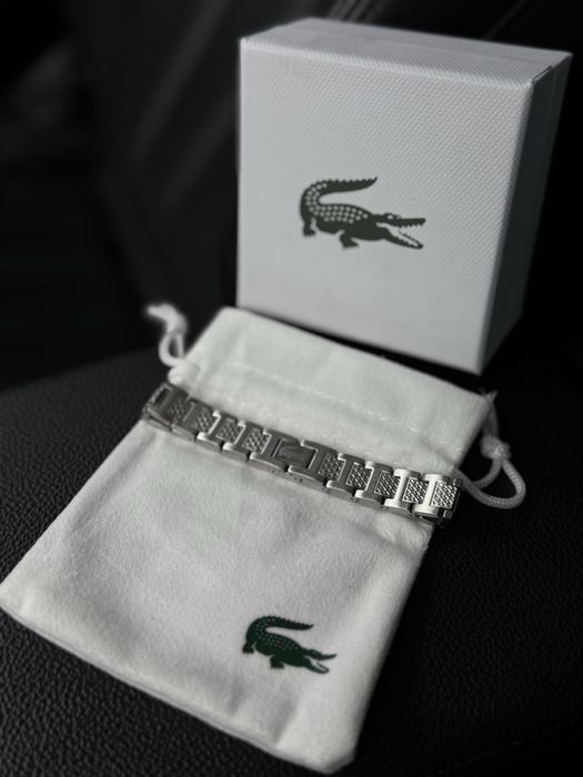 Чоловічий браслет Lacoste лакоста новий подарунок хлопцю чоловіку