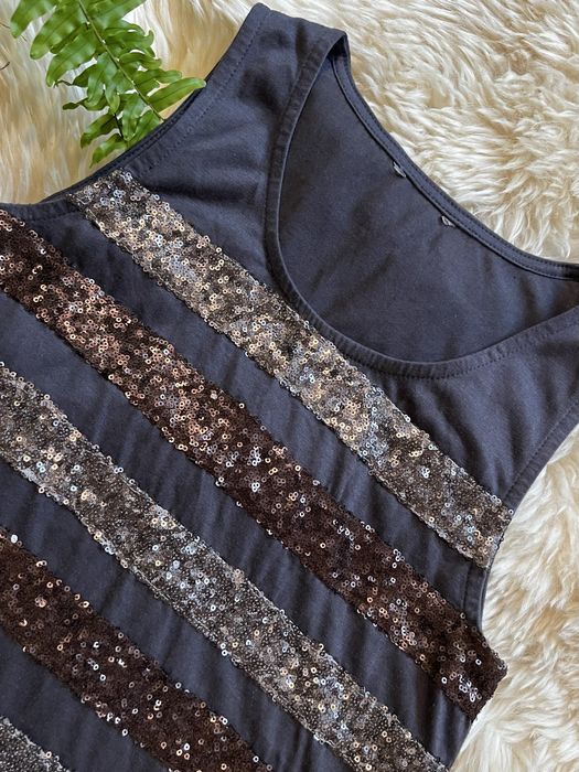 Bluzka, top, bokserka, cekiny, rozmiar S