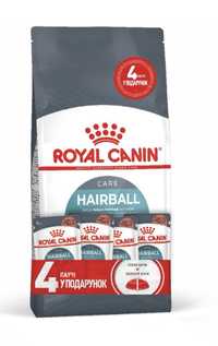 АКЦИЯ! Royal canin HAIRBAL 2кг+4 пауча в Подарок!