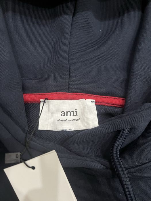 Hoodie Ami Paris (Azul Marinho M)