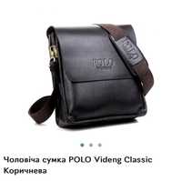 Чоловіча сумка POLO Videng Classic Коричнева