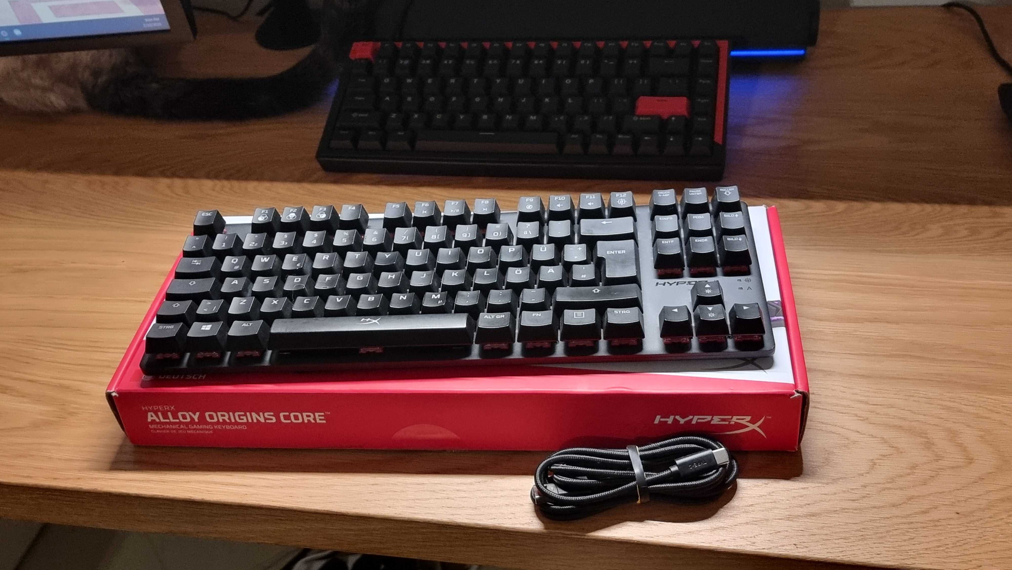 Hyperx Alloy Core Origins-Teclado Mecanico Gamer-Red Linear-RGB