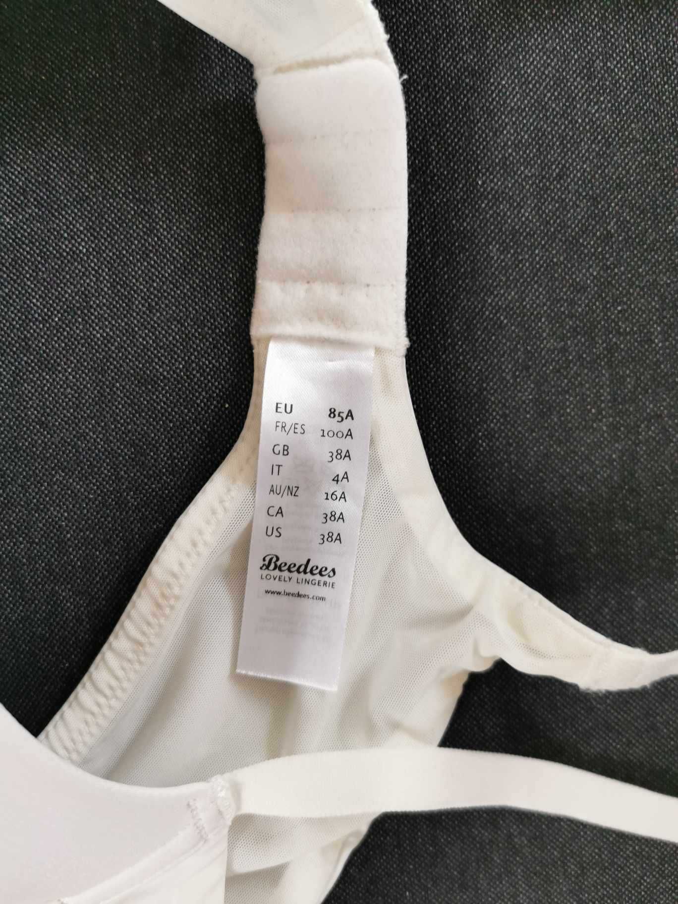 Nowy stanik ecru biały kremowy biustonosz 85A.Beedees. TK Maxx