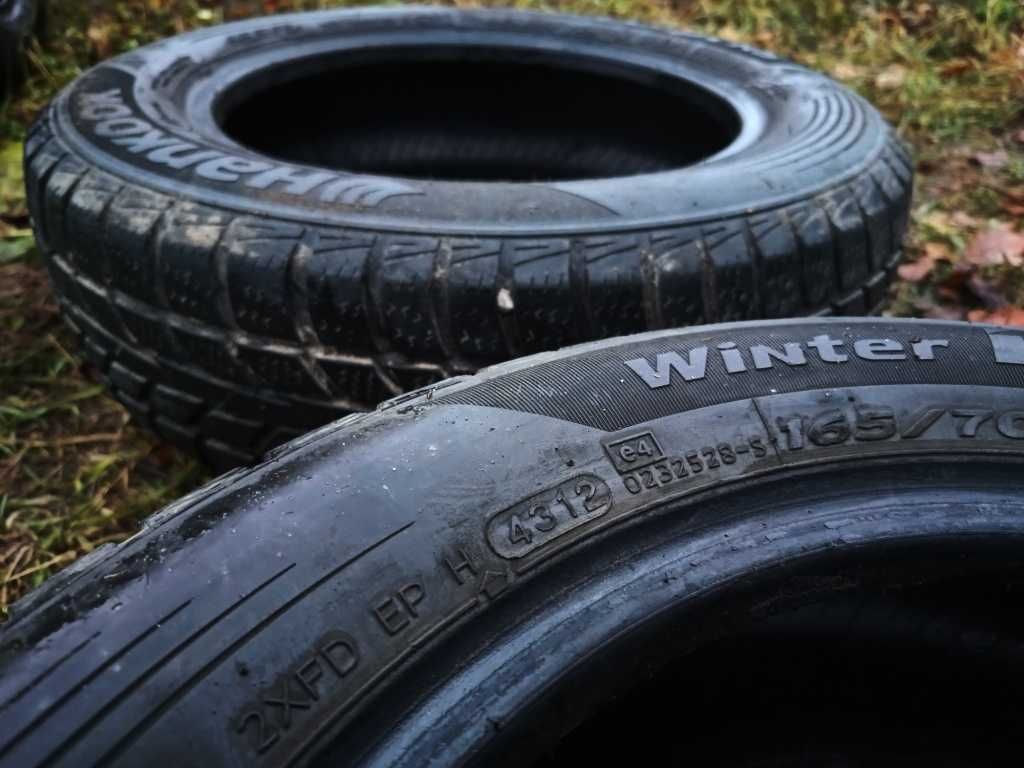 R14 165/70 85T Zimowe HANKOOK Winter i*Cept RS W442 M+S ExtraLoad 2013