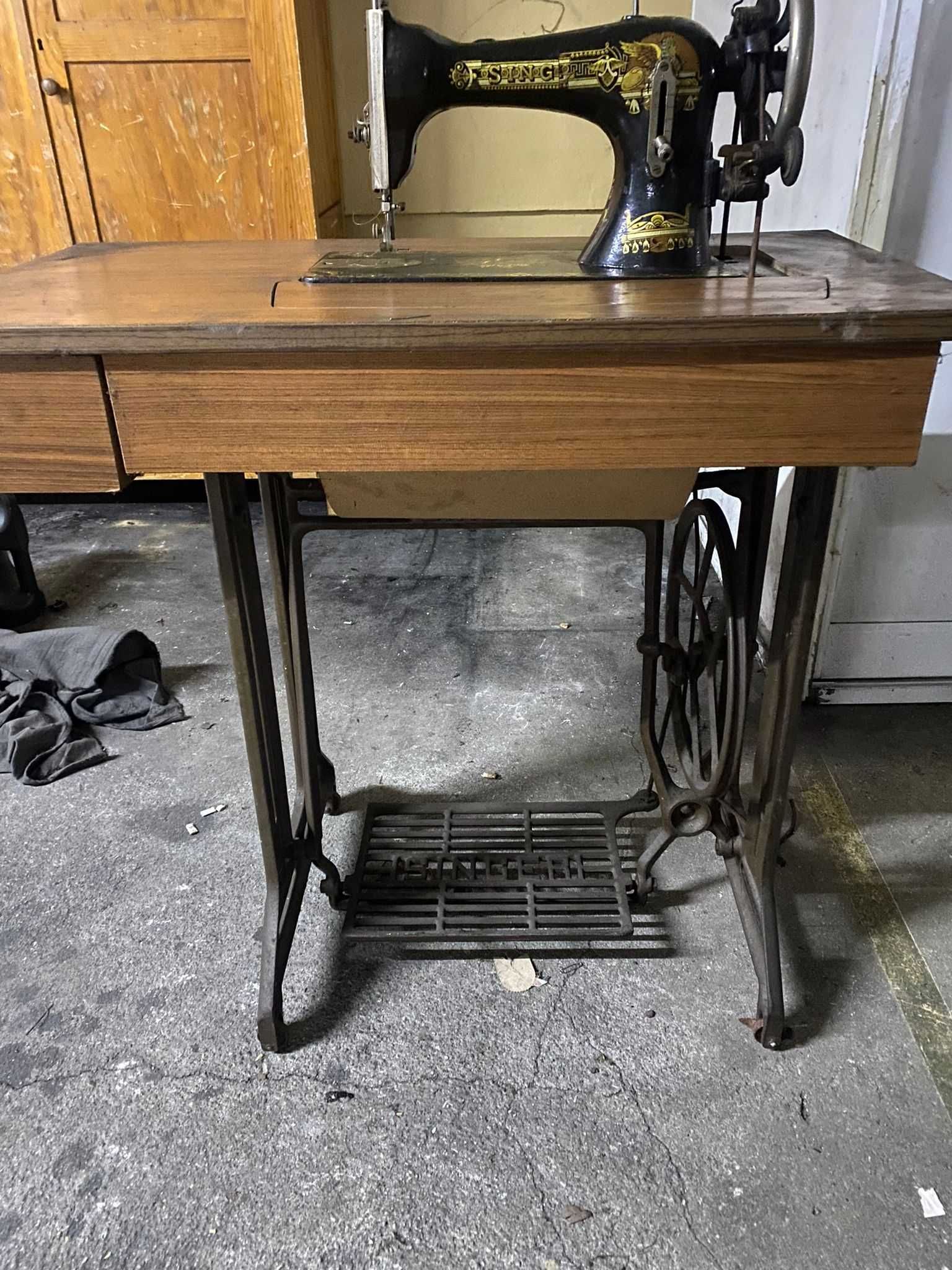Máquina de costura vintage