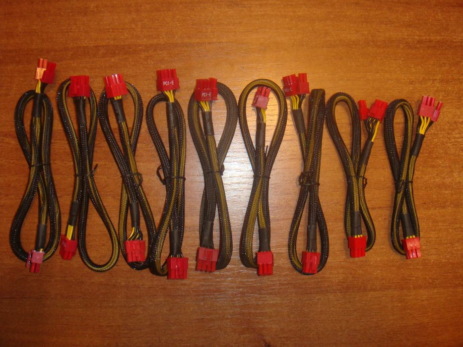 Модульные кабеля SATA .MOLEX .PCI-E .Chieftec, Corsair, Evga, Seasonic