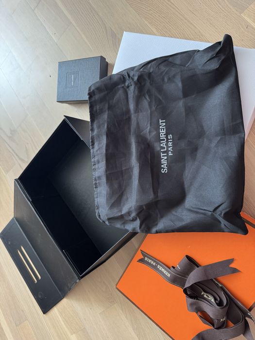 коробки пильник lacoste / saint laurent / hermes