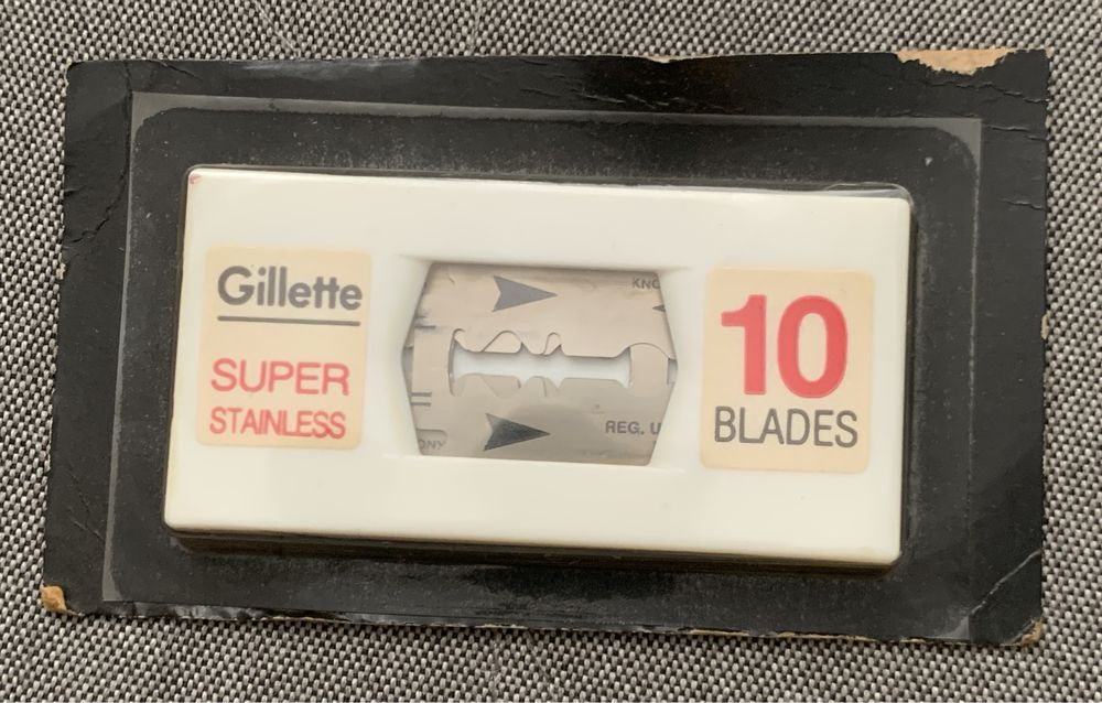 Gillette super stainless żyletki do golenia USA dla kolekcjonera