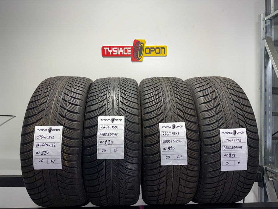 Opony Zimowe 225/45/18 Bridgestone Blizzak Komplet #Z835