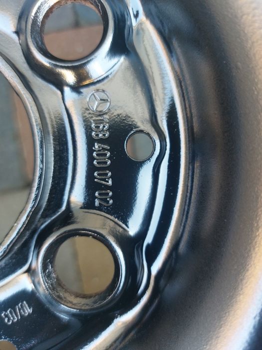 Оригинальні диски мерседес А клас w168 5.5 j et 54 15r