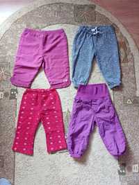 Spodnie spodenki dla dziewczynki 80-86