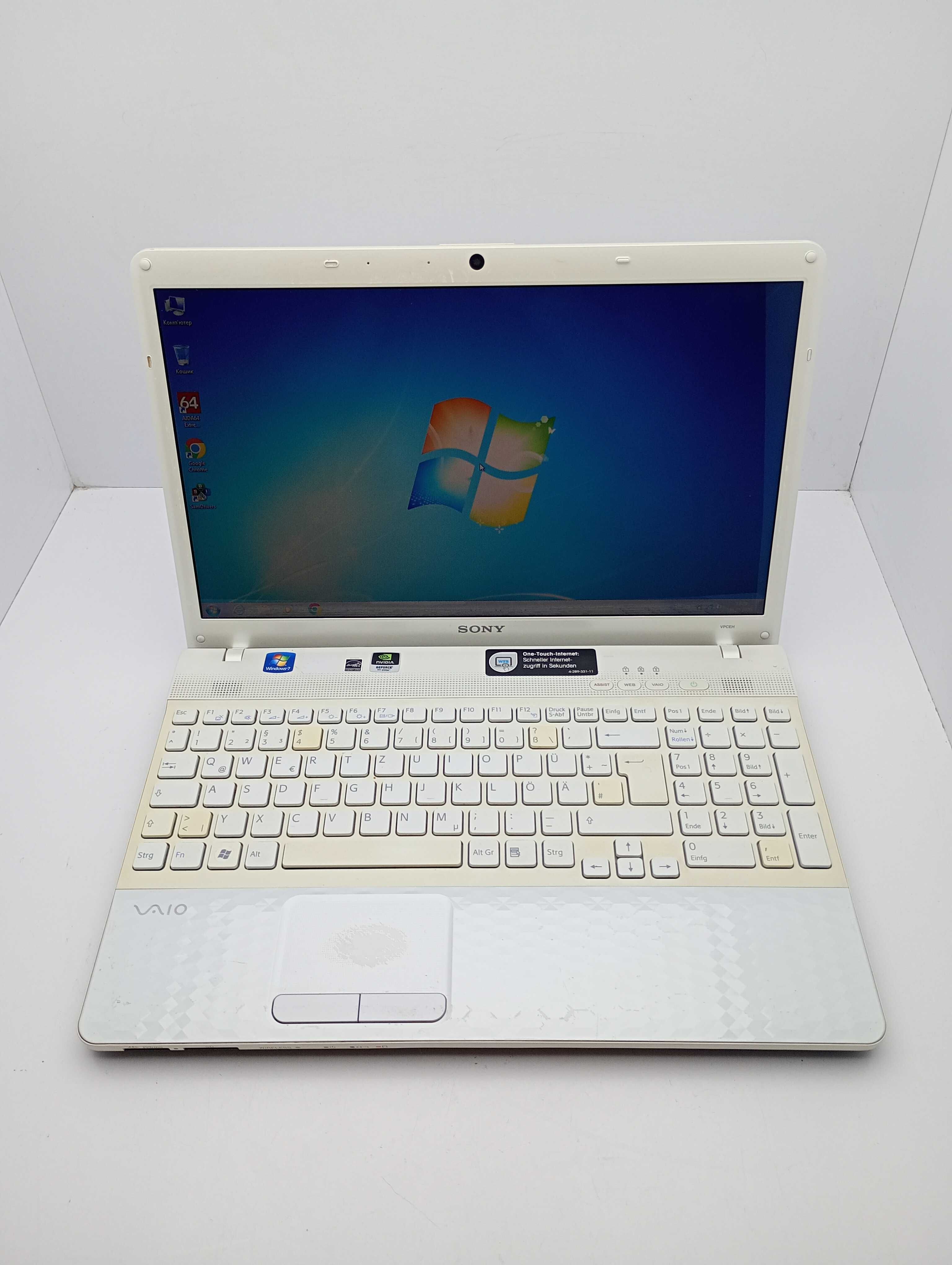 Sony VP156 CPU:i3-2330m Ram:6gb HDD:500gb NVIDIA GeForce GT410M 1gb
