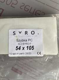 Szybka PC PVC S-2 SYRO-F 54 x105