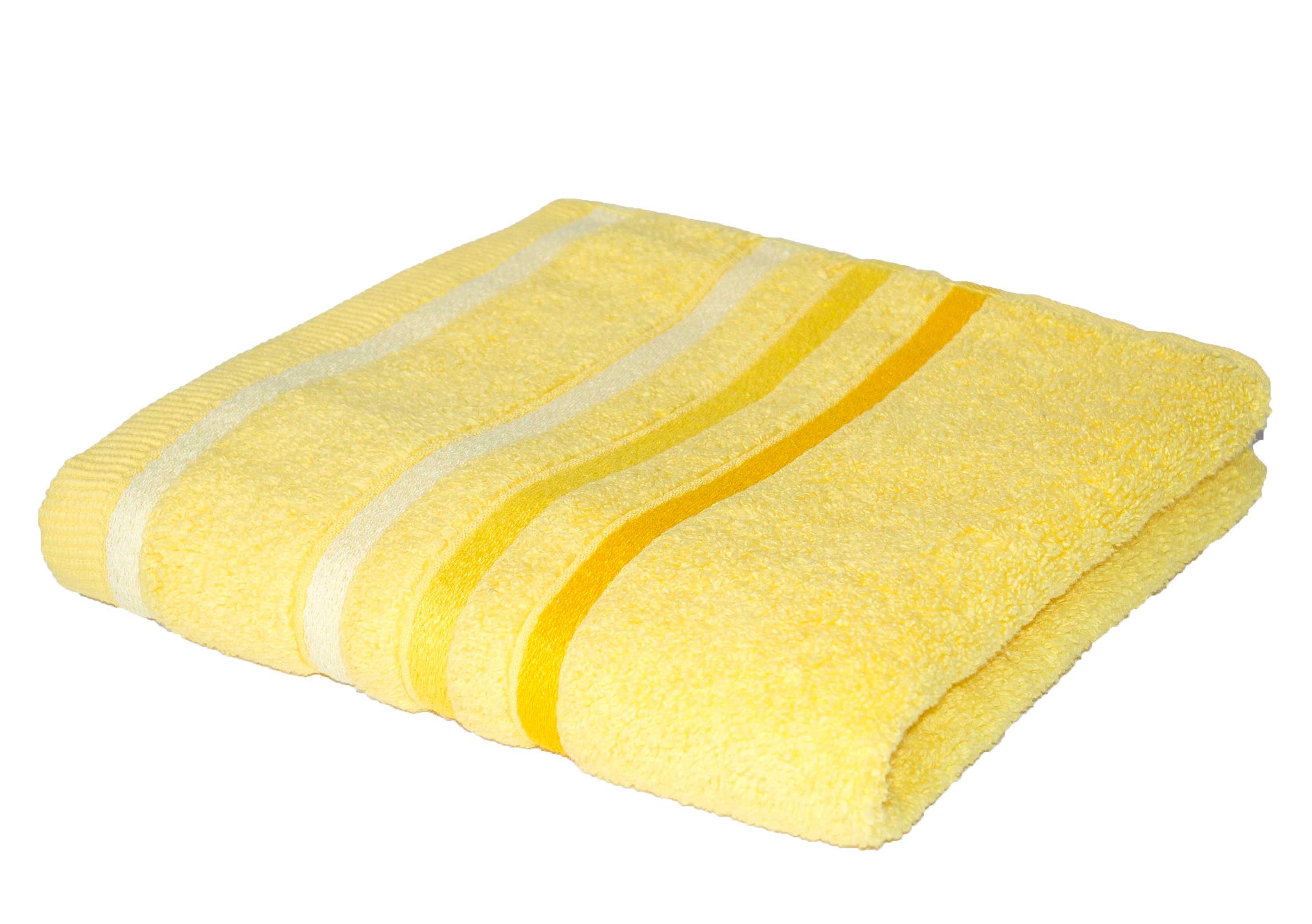 Ręcznik łazienkowy 50x90 Dual żółty