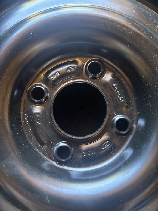 4x108 63,4 4J15 ET40 FORD FIESTA B-Max koło zapasowe 125/80R15