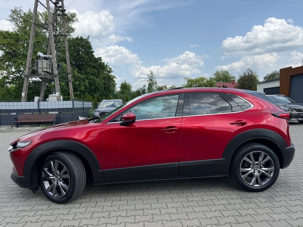 Mazda CX-30 JAK NOWA LUXURY 2.0B 180KM HUD kamery 360 skóry BOSE pamięć chrom aso