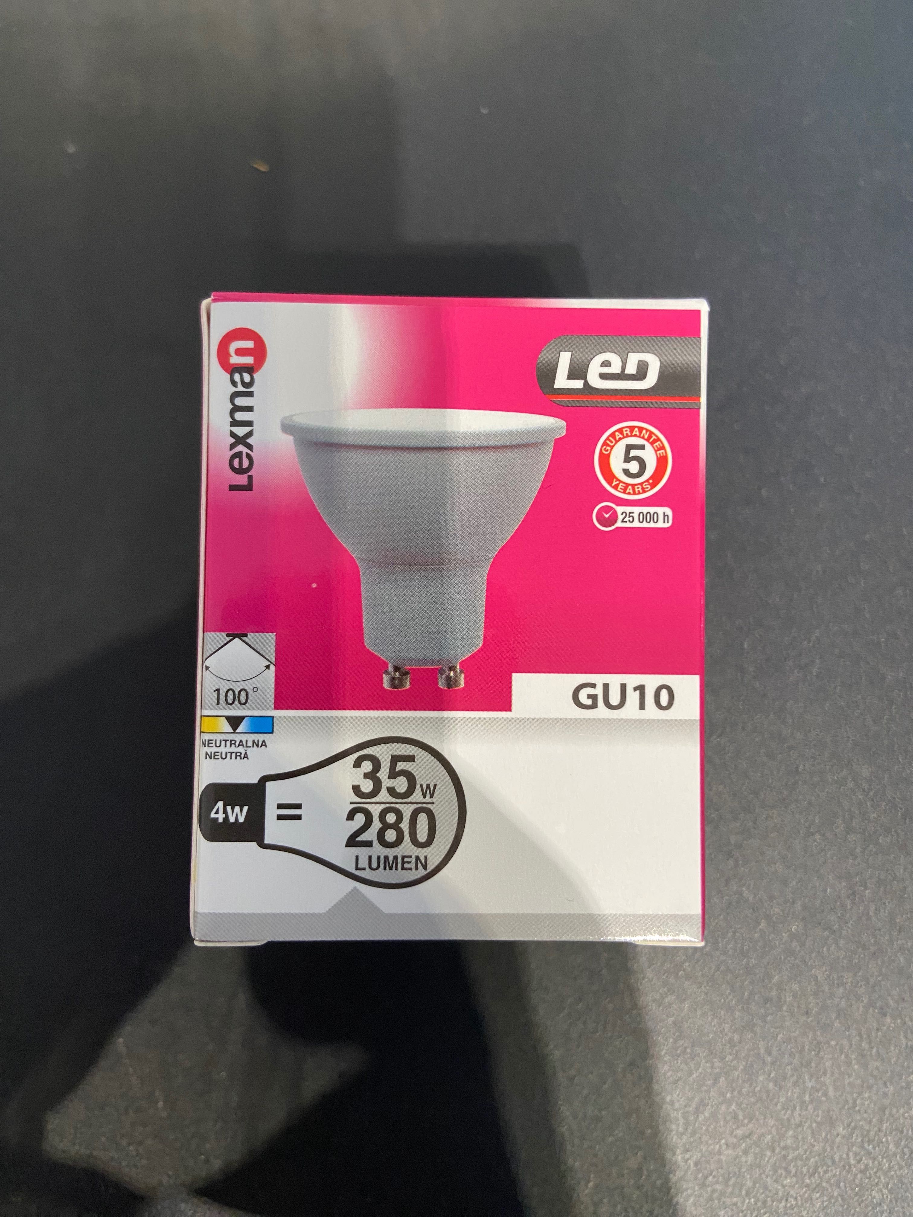 Żarówka Lexman LED GU10 35W 280 lm neutralna biel 4K