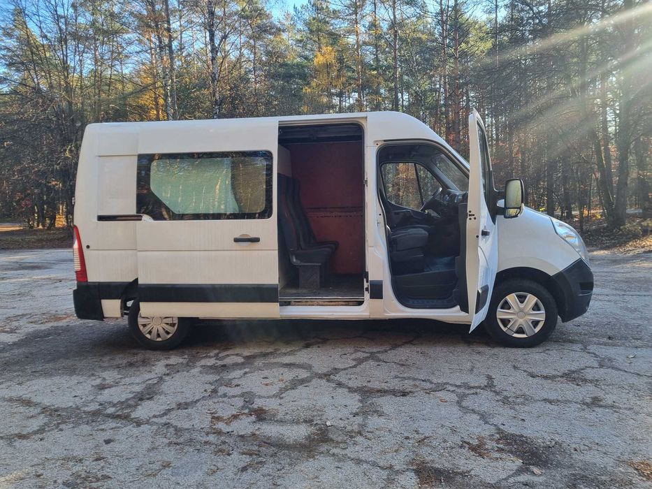 Renault MASTER,Movano,NV-400, 2011r,Doka Brygadówka 6-Osobowa z Klima!