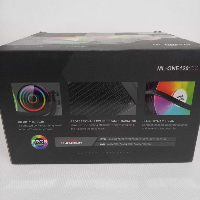 Mars Gaming ML-ONE120 FRGB - Refrigeração Líquida - Caixa selada