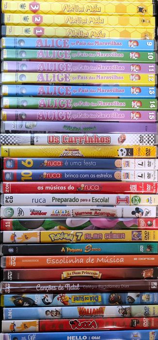 Lote Dvd Infantil 1 - Ver lista Abaixo - PROMOÇÂO 1 €