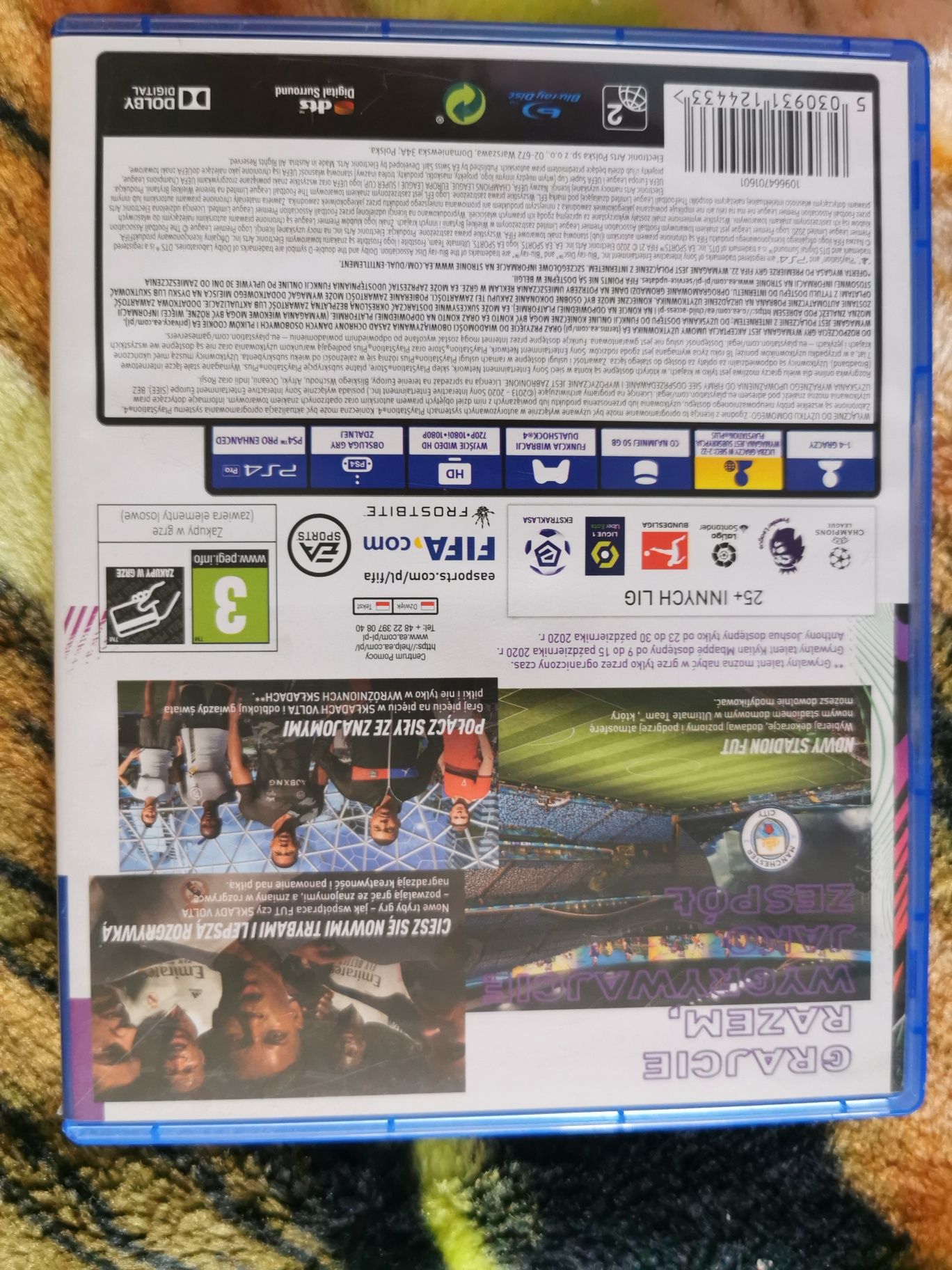 Fifa 18, 19 i 21 gra na ps4