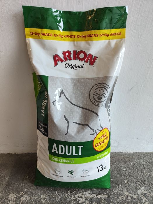 Karma sucha dla psa Arion Adult Large 12kg + 1kg Nowa