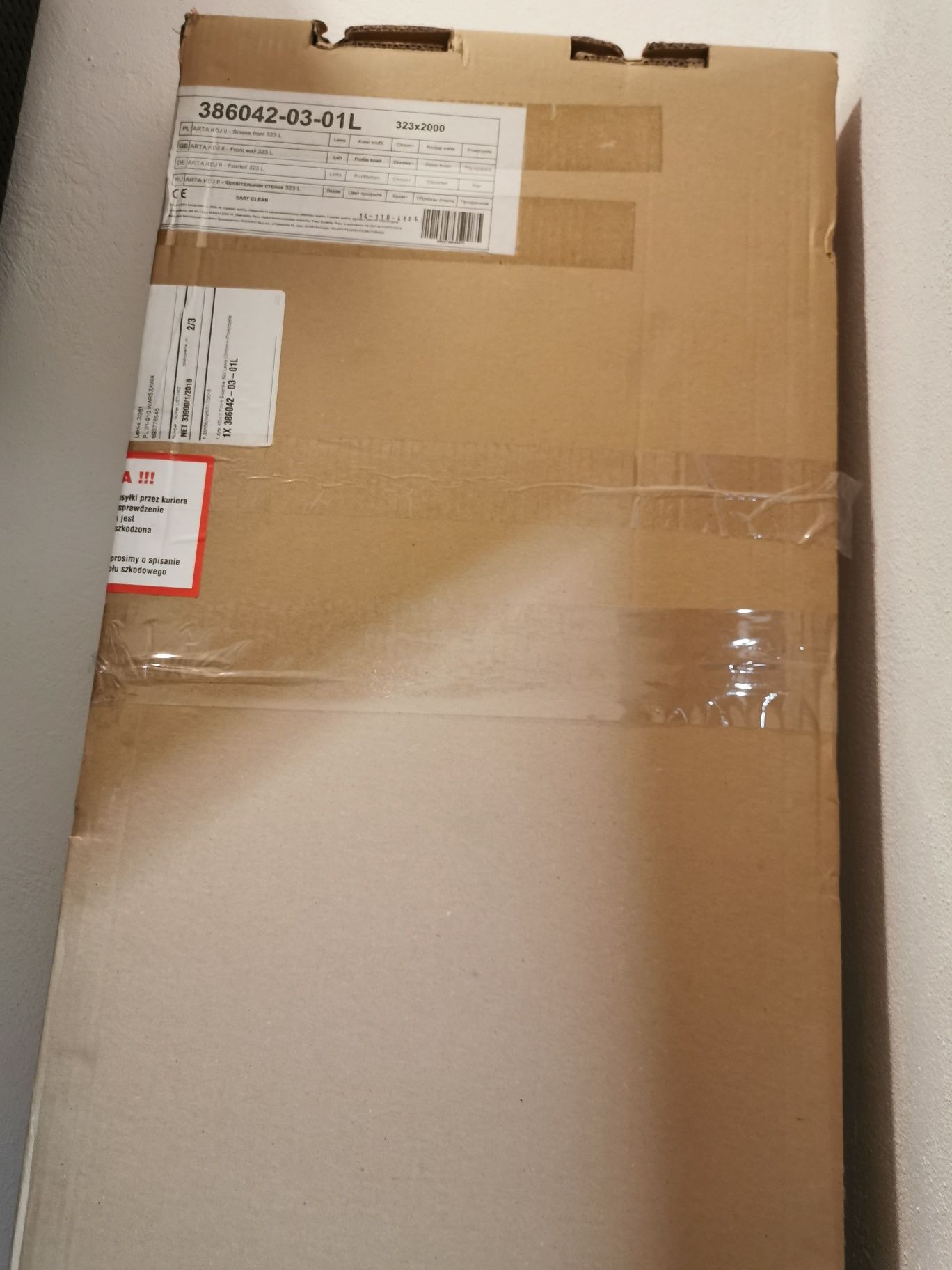 Radaway Arta KDJ II Ściana front 323x2000