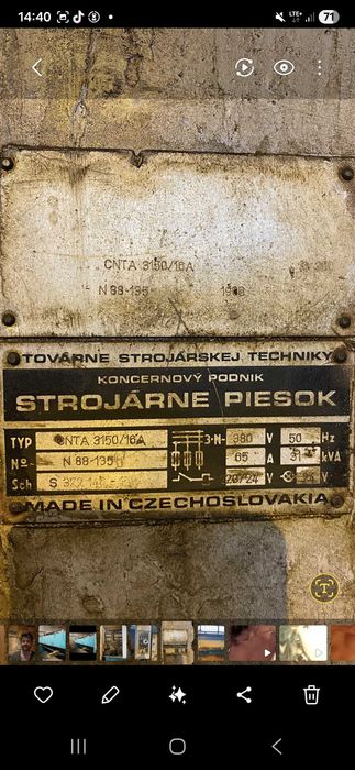 Gilotyna Hudrauliczna Piesok