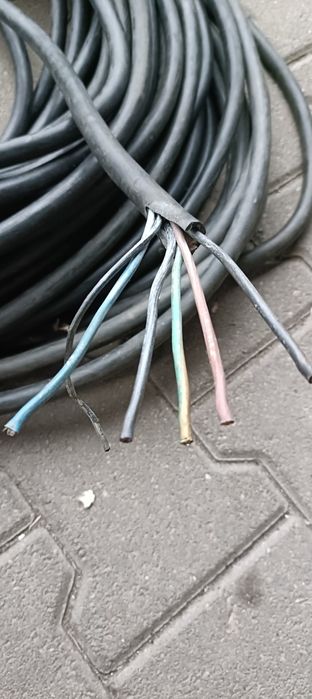 Przewód elektryczny gumowy 5x2.5wy 47 mb47 mwy budowlany