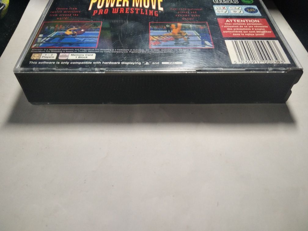 Powermove Pro Wrestling ps1 psx