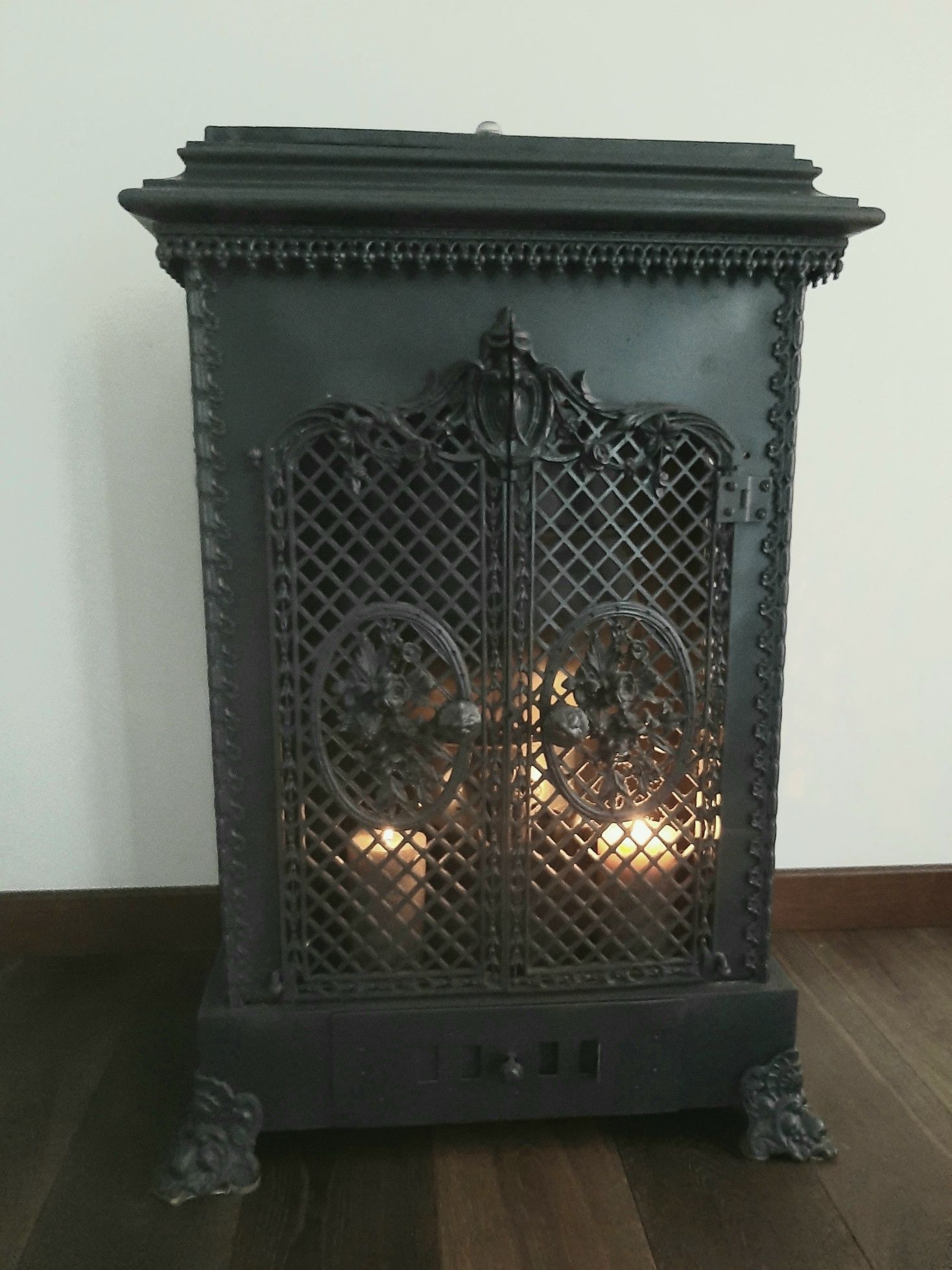 Antyk Unikat Francuski azurowy Piec  Almi Decor Eichholtz Miloo
