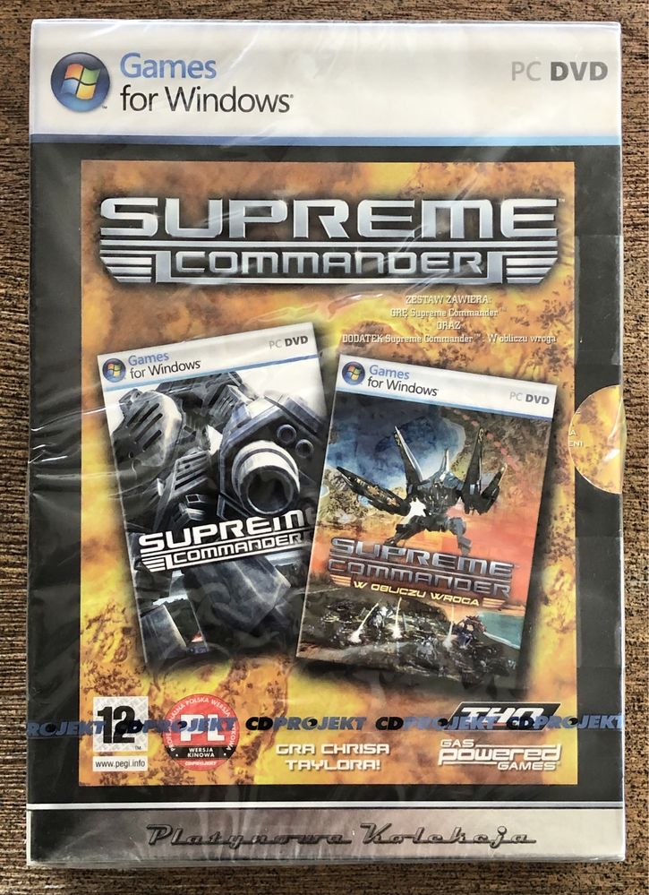 Gra Supreme Commander Złota Edycja Platynowa Kolekcja NOWA FOLIA PC