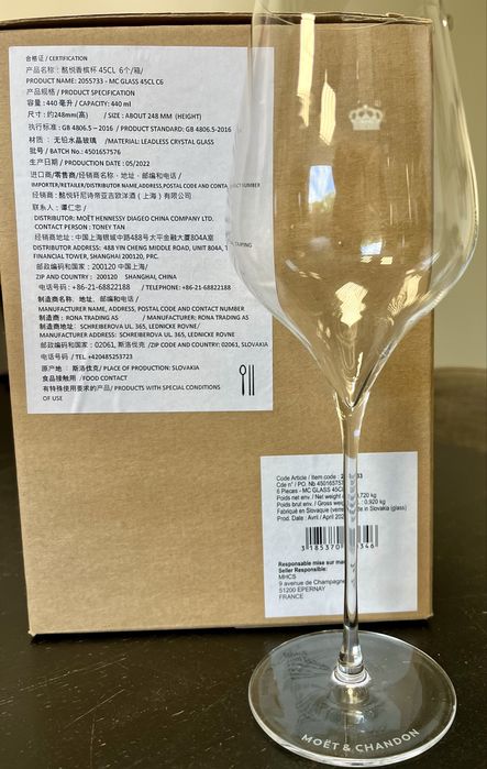 Kieliszki Moet&Chandon