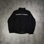 MĘSKA Lekka Kurtka Wiatrówka Sportowa Nike Czarna Stójka Rozpinana