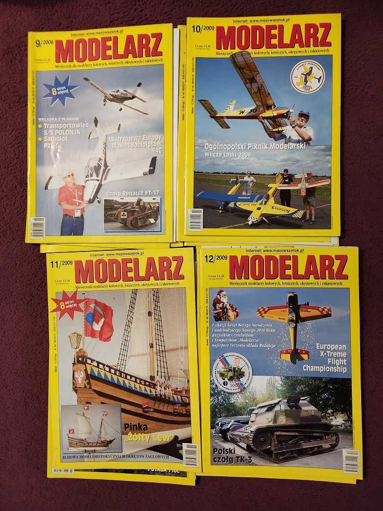 Modelarz rok 2009 komplet 12 numerów