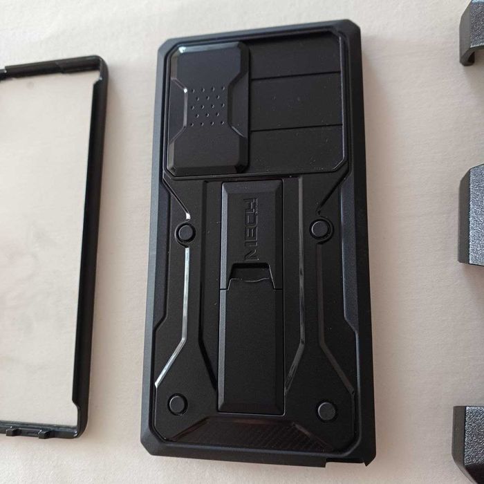 Чохол для Samsung Galaxy S24 Ultra, Tongate MECH Series Clip, чорний