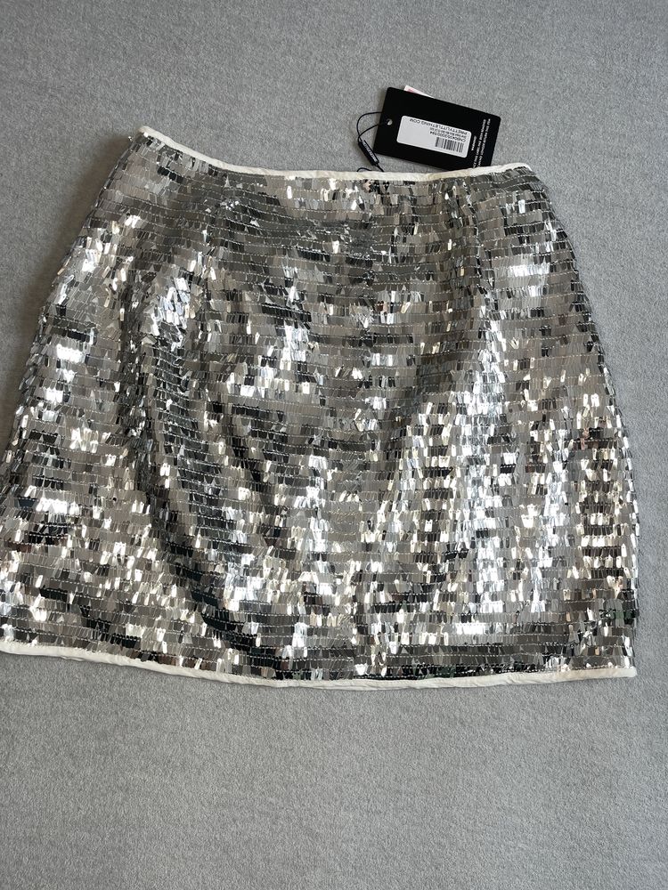 Nowa srebrna spódnica PLT