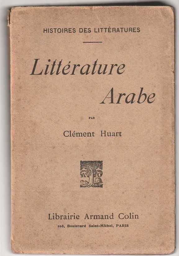 Littérature arabe-Clément Huart-Librairie Armand Colin
