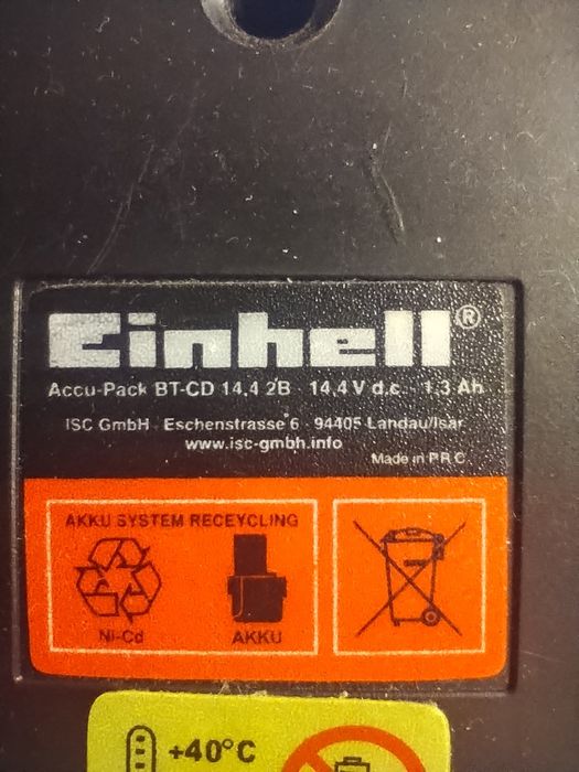 Wkrętarka akumulatorowa Einhell 14,4V