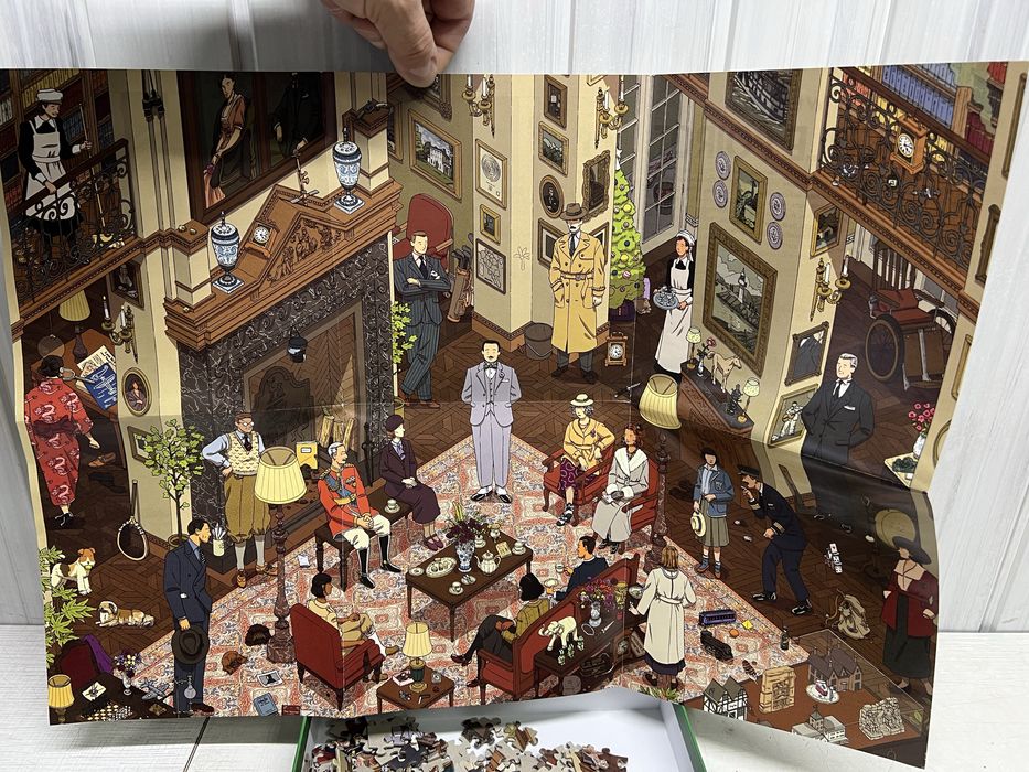 ПАЗЛИ 1000шт Світ Еркюля Пуаро" (The World of Hercule Poirot)