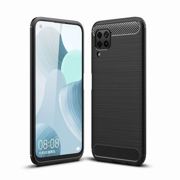 Etui Tech-Protect Huawei P40 Lite Carbon Czarny/Black